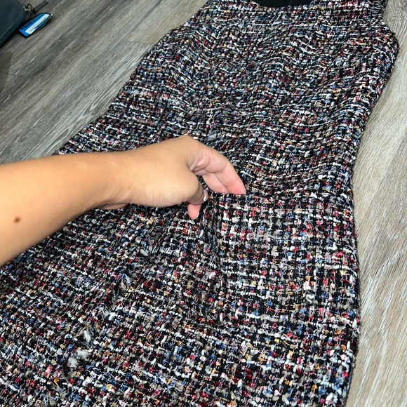 Talbots Tweed Sleeveless Dress multi-colored Size 2 - Picture 2 of 10